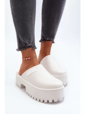 Ženske papuče BIG STAR NN274015 WHITE Big Star Shoes