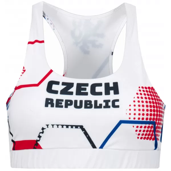 Ženski premium funkcionalni sportski grudnjak ALTISPORT VOJ/ALW036POD01 HEKSA BIJELA 