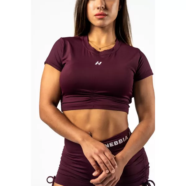  Crop top otvorenih leđa STRONG BEAUTY 430 TAMNOCRVENA Nebbia 