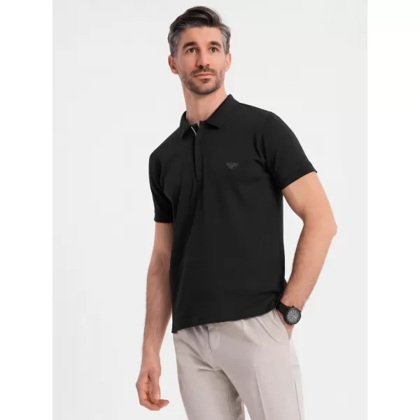  Muški majica OMBRE OM-POSS-0148 CRNI 