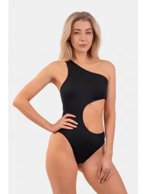 Asimetrični monokini na jedno rame 459 BLACK Nebbia