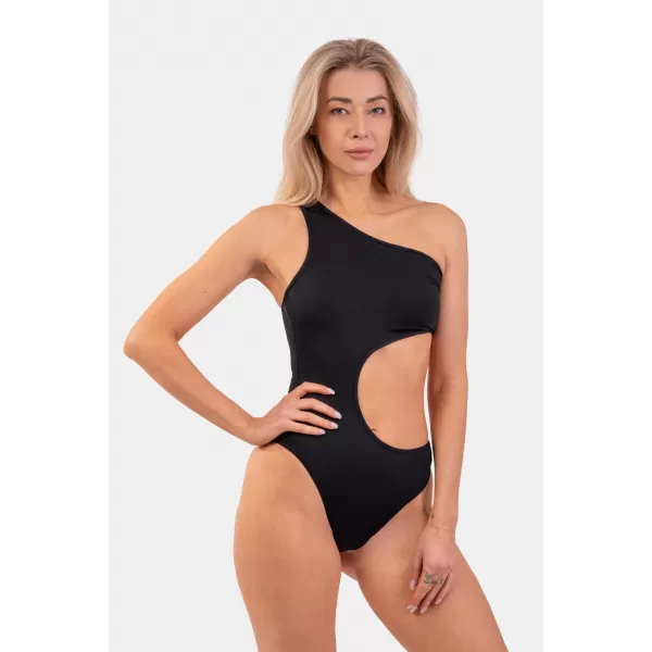  Asimetrični monokini na jedno rame 459 BLACK Nebbia 