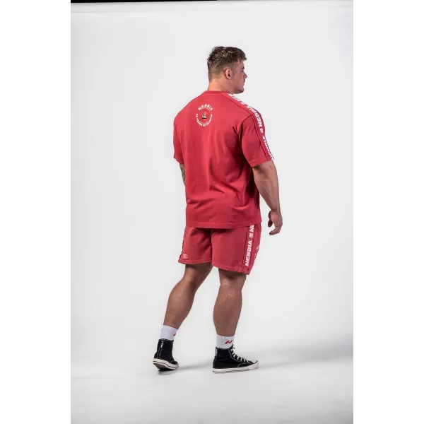  Isprana oversized majica GOLDEN AGE 790 RED Nebbia 