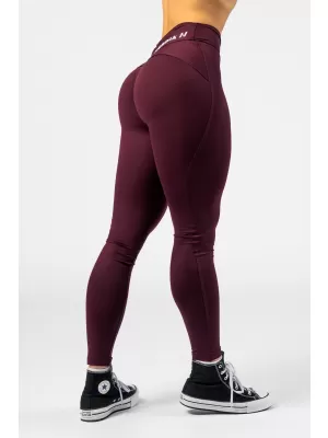 Tajice za oblikovanje sa strukom u obliku slova V STRONG BEAUTY 425 DARK RED Nebbia