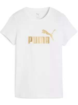 Košulja PUMA ESS METALLIC NO. 1 LOGO TEE 631536-52 BIJELA BOJA