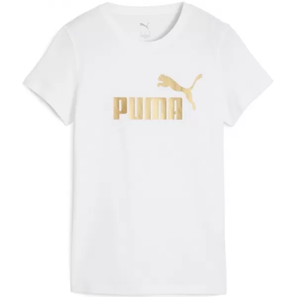  Košulja PUMA ESS METALLIC NO. 1 LOGO TEE 631536-52 BIJELA BOJA 