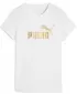 Košulja PUMA ESS METALLIC NO. 1 LOGO TEE 631536-52 BIJELA BOJA