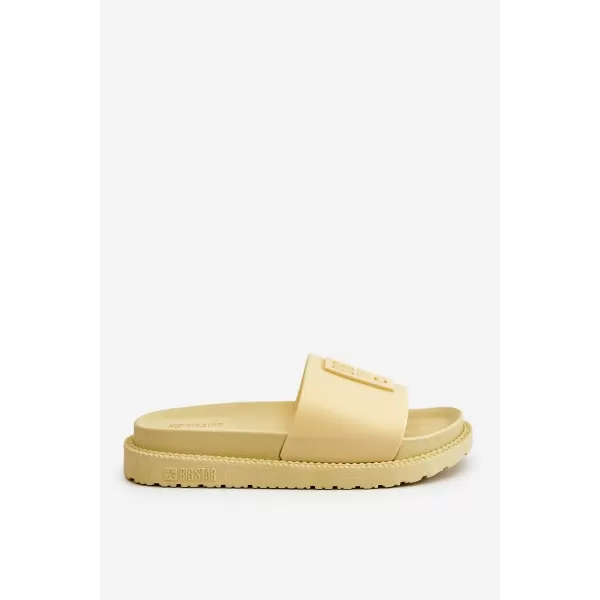  Ženske papuče BIG STAR JJ274A305 YELLOW Big Star Shoes 