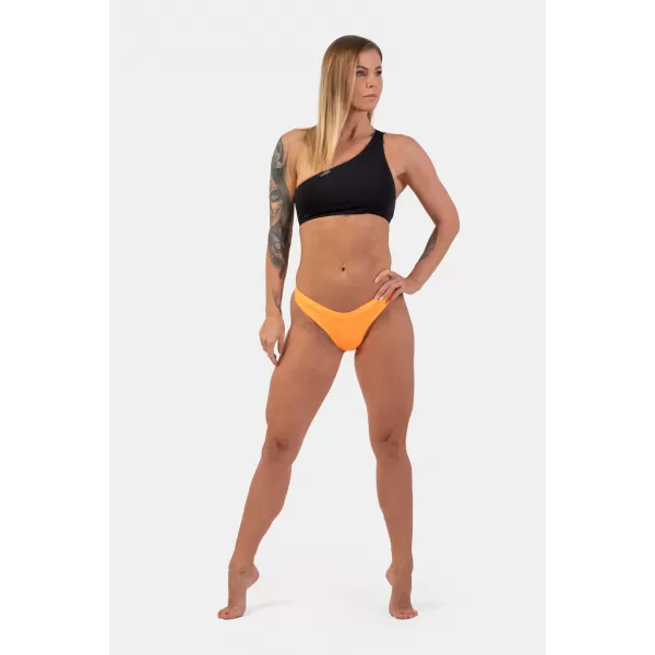  Narančasti bikini V-oblika - visoki rezani donji dio 455 ORANGE Nebbia 