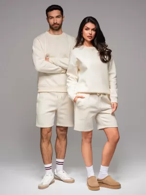 Dukserica + kratke hlače OMBRE Z108 KREMA
