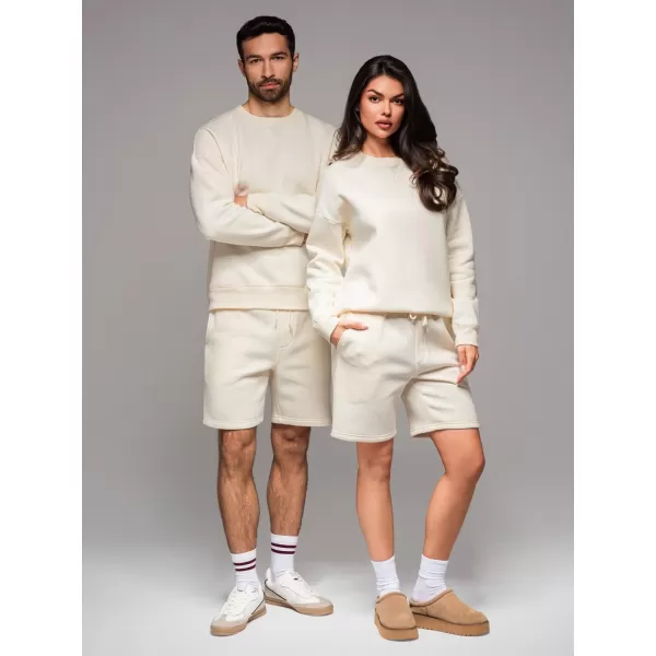  Dukserica + kratke hlače OMBRE Z108 KREMA 