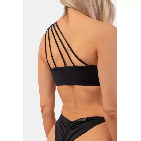  Bandeau kupaći kostim na jedno rame - Top 448 BLACK Nebbia 