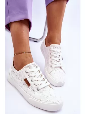 Modne ženske tenisice BIG STAR W274925 WHITE Big Star Shoes