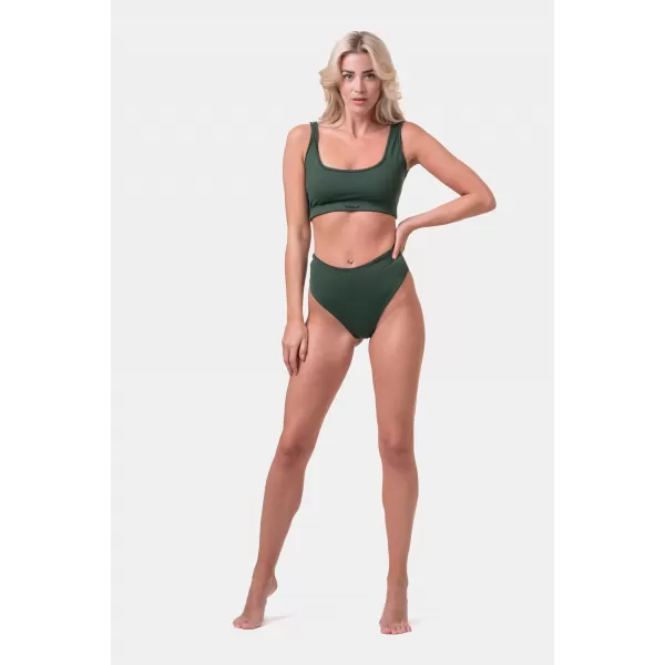  Bikini Active Black - bralette top 554 DARK GREEN Nebbia 