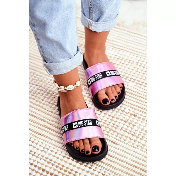 Modne ženske papuče BIG STAR GG274008 PINK Big Star Shoes 