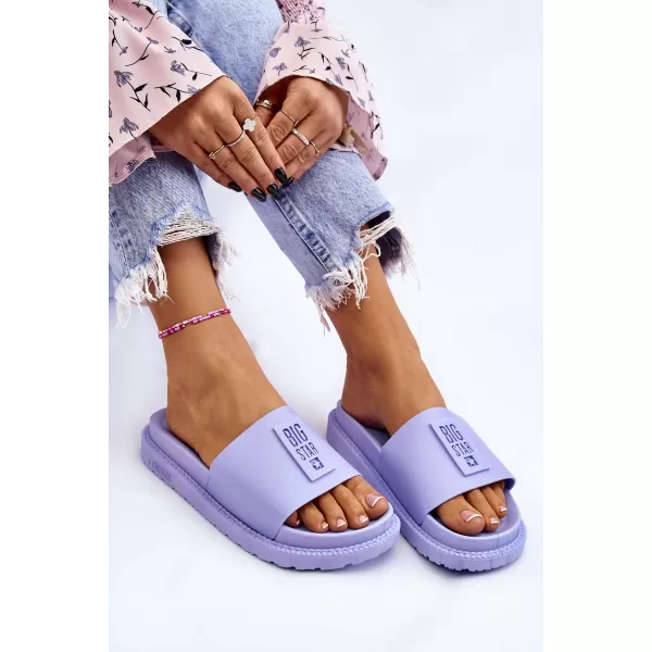  Ženske modne papuče BIG STAR JJ274A304 PURPLE Big Star Shoes 