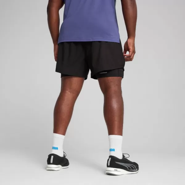  Kratke hlače PUMA M RUN ULTRAWEAVE 2IN1 5"" SHORT​ 526635-01 CRNI 