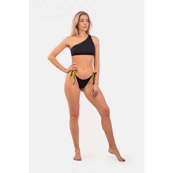  Bandeau kupaći kostim na jedno rame - Top 448 BLACK Nebbia 