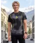 Muška premium funkcionalna majica ALTISPORT VOJ/ALM113TR01 CRNO-FLUO ŽUTA