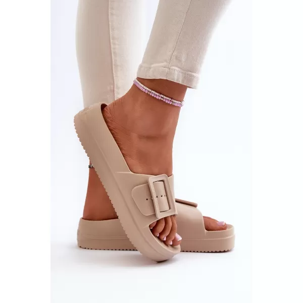  Ženske papuče BIG STAR NN274A666 BEŽ Big Star Shoes 