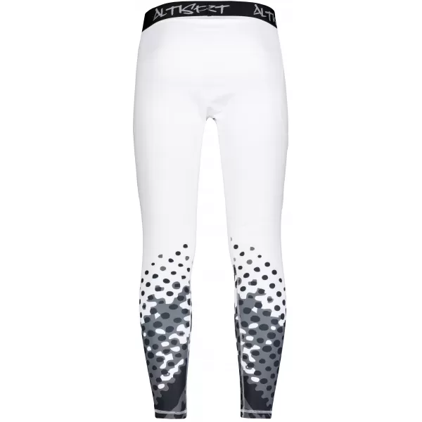  Muške duge premium sportske tajice ALTISPORT VOJ/ALM109LEG01 BIJELA 