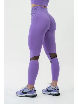FIT Activewear tajice visokog struka 443 LILA Nebbia
