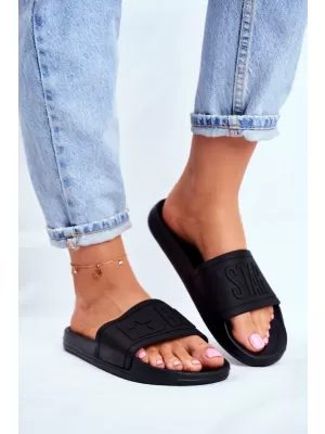 Modne ženske papuče BIG STAR DD274A271 BLACK Big Star Shoes