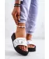 Modne ženske papuče BIG STAR JJ274A275 WHITE Big Star Shoes