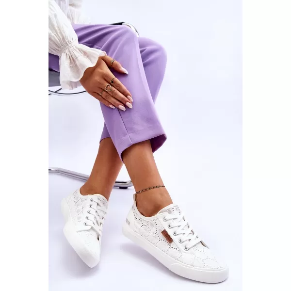  Modne ženske tenisice BIG STAR W274925 WHITE Big Star Shoes 
