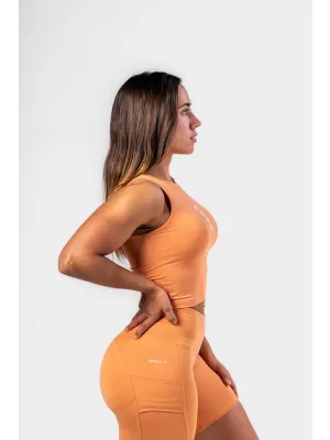 Crop top majica bez rukava CONFIDENCE 476 ORANGE Nebbia