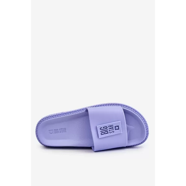  Ženske modne papuče BIG STAR JJ274A304 PURPLE Big Star Shoes 