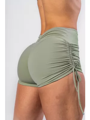 Push-up kratke hlače s vezicama STRONG BEAUTY 429 SVIJETLO ZELENE Nebbia