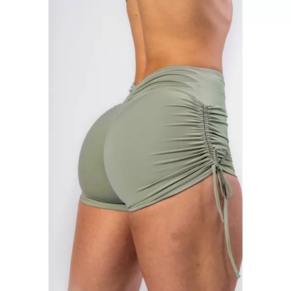  Push-up kratke hlače s vezicama STRONG BEAUTY 429 SVIJETLO ZELENE Nebbia 