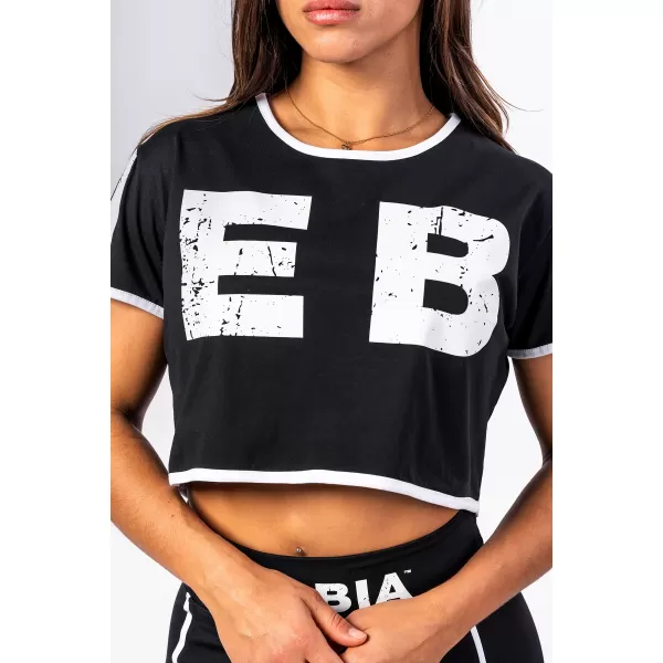  Crop top majica kratkih rukava GAME ON 610 BLACK Nebbia 