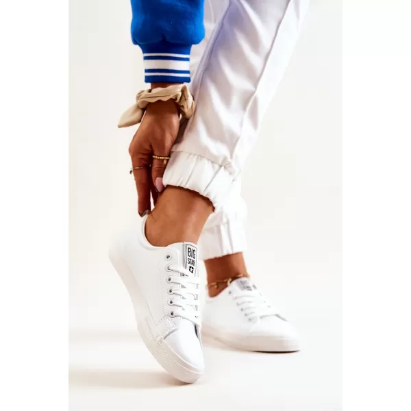  Ženske kožne tenisice BIG STAR JJ274311 WHITE Big Star Shoes 