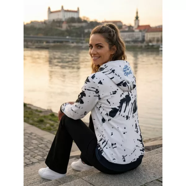  Ženska vrhunska funkcionalna majica ALTISPORT VOJ/ALW036SL/MI01 APSTRAKCIJA 