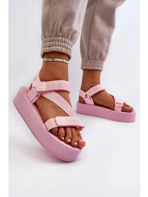 Ženske sandale BIG STAR NN274A533 PINK Big Star Shoes