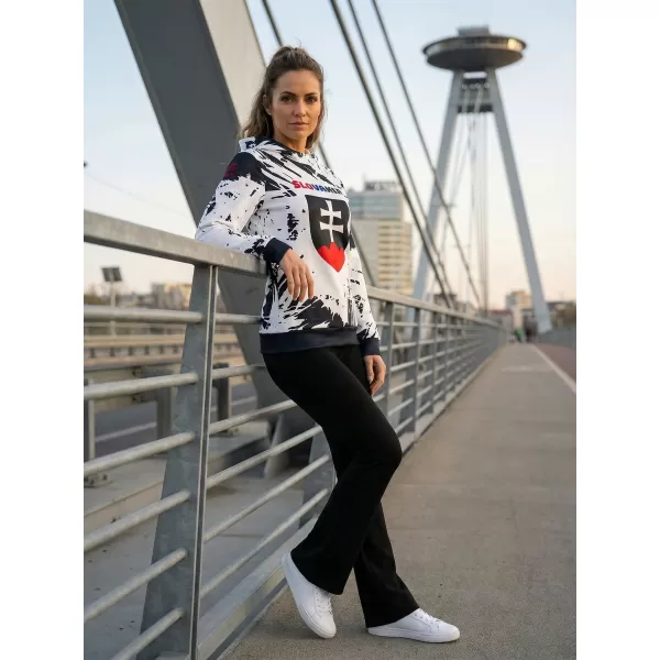  Ženska vrhunska funkcionalna majica ALTISPORT VOJ/ALW036SL/MI01 APSTRAKCIJA 