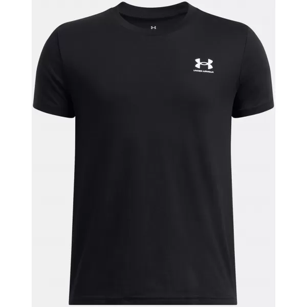  Majica za dječake UNDER ARMOUR B SPORTSTYLE LC SS 1389962-001 CRNA 
