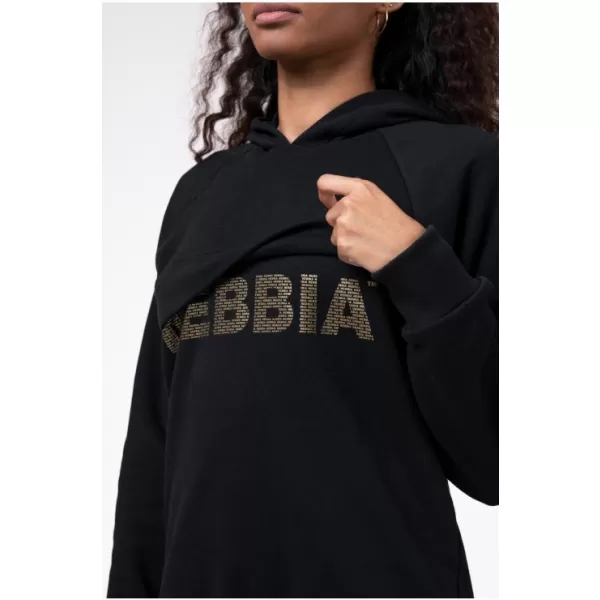  sweatshirt INTENSE FOCUS” 825 BLACK Nebbia 