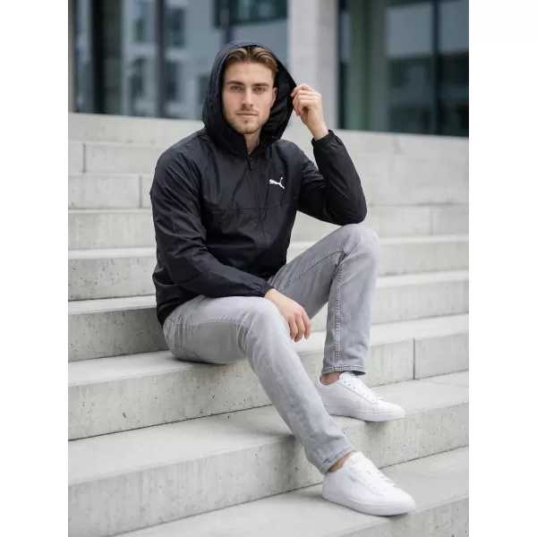  Muška vjetrovka PUMA ESS REGULAR WINDBREAKER 684625-01 CRNA 