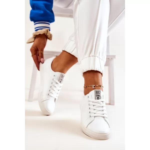  Ženske kožne tenisice BIG STAR JJ274311 WHITE Big Star Shoes 