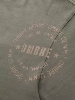 Košulja OMBRE OM-TSWT-0202 LAGANA MASLINA