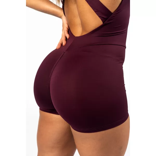  Fitnes kombinezon za oblikovanje STRONG BEAUTY 427 TAMNOCRVENA Nebbia 