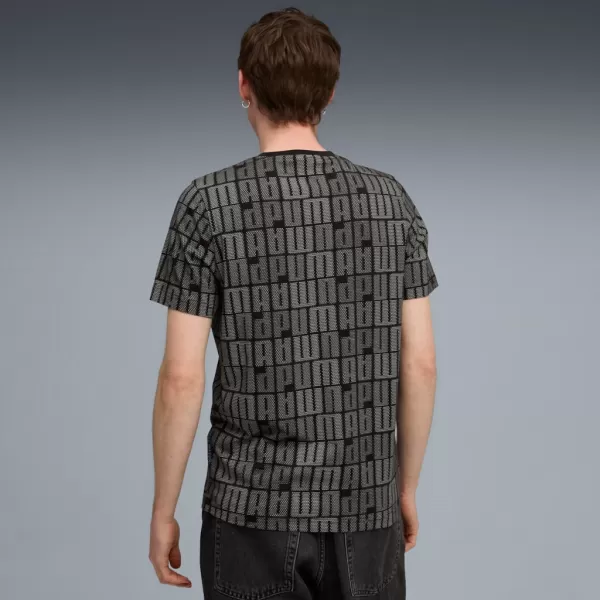  Muška majica kratkih rukava PUMA ESS LOGO LAB AOP TEE 688185-01 CRNA 