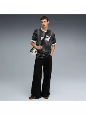Muški dres PUMA ESS STRIPED JERSEY 688263-01 CRNA
