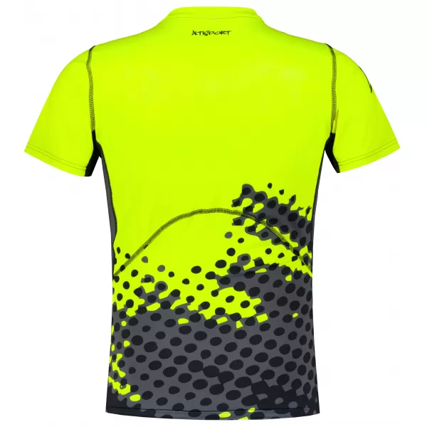  Muška premium funkcionalna kompresijska majica ALTISPORT VOJ/ALM109TR04 FLUO ŽUTA 