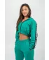 Crop hoodie ICONIC 254 GREEN Nebbia