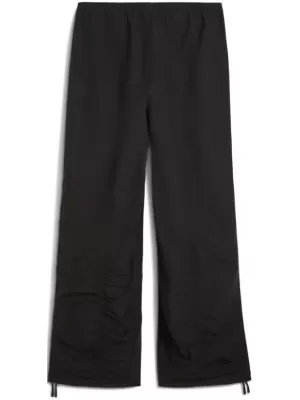Ladijske hlače PUMA WARDROBE ESS PARACHUTE WOVEN PANTS OP 632044-01 CRNI