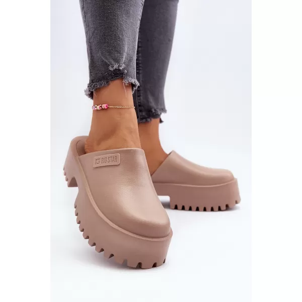  Ženske papuče BIG STAR NN274016 BEŽ Big Star Shoes 